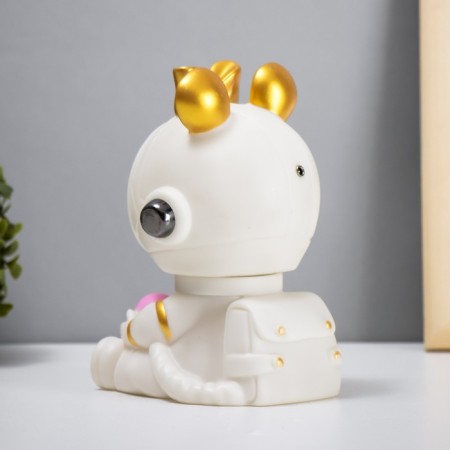 Night-wound Mishka Bear Cosmonaut Led usb white 12x12x16.5 cm-11
