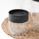 A set of containers for bulk products ASTI, 3 items: 500 ml, 1 l, 1.5 l, black color black