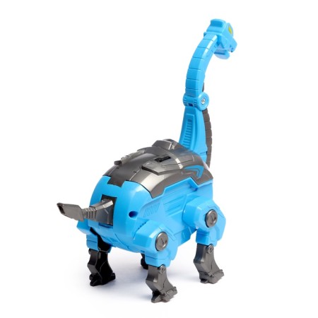 Robot-Dinosaur "Bronotosaurus", transforms into an egg, the color of the blue-3