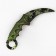 Souvenir weapons made of wood Kerambit "Haki", 18 cm