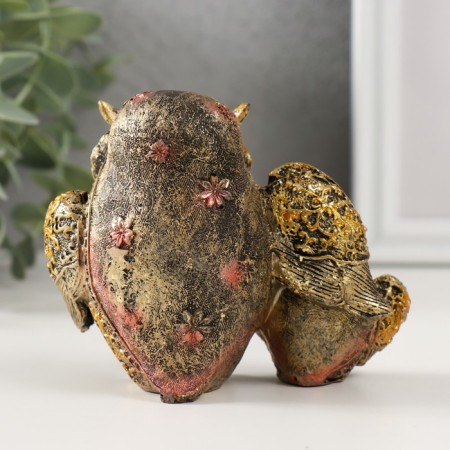 Polystone souvenir "Two eagle owl with a pattern on the neck" MIX 5x11.5x9.2 cm-3