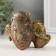 Polystone souvenir "Two eagle owl with a pattern on the neck" MIX 5x11.5x9.2 cm