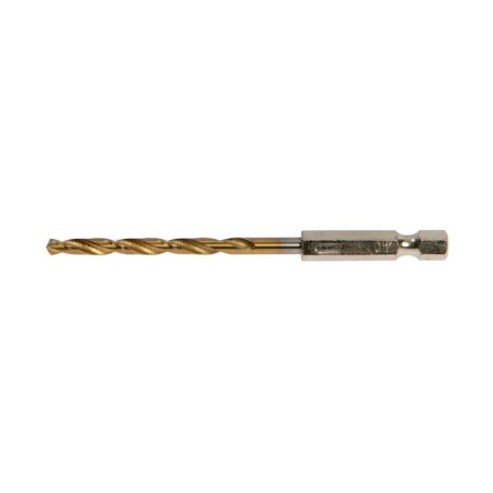 Tundra metal drill, HSS-tin, hexagonal shank, 4 x 59 mm-1