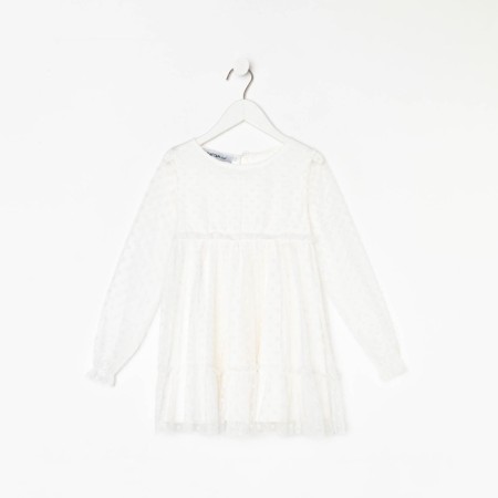 Платье для девочки KAFTAN, размер 36 (134-140 см), белый-2