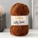 Yarn 70% acrylic, 30% silk "Softy Shine" 50 g 85 m color 25 dark needles
