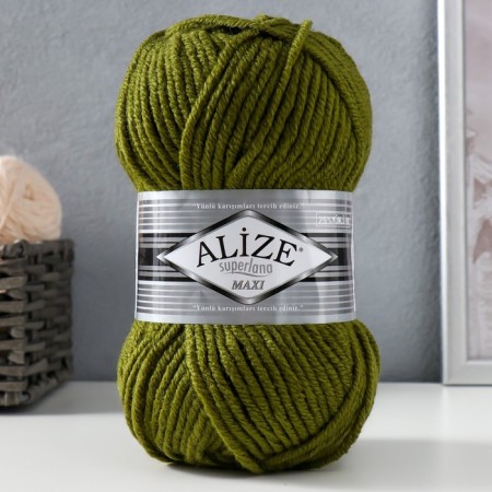 Yarn "Superlana Maxi" 75% acrylic, 25% wool 100m/100g (620)