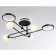 LED ceiling LED with a change of lamp and control panel Ambrella Light, Linetech, FL66232, G9, 48 W, 3600LUM, 3000-6400K, Black Black, White matte