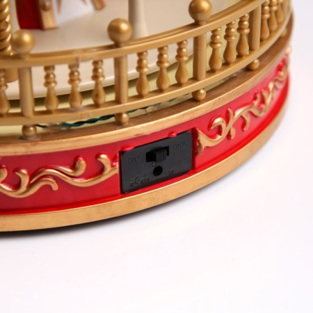 LED figure "Red carousel" 23 × 28 × 23 cm, polystone, USB, glow of multi-4