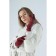 Gloves are female, dimensionless, without insulation, burgundy color