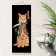 Picture on the numbers "Panel. Samurai cat ", 35 × 88 cm, 9 colors