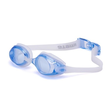 ATEMI M508 swimming glasses, silicone, blue/white