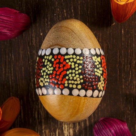 Souvenir musical instrument Marakas "Egg with a pattern" mix 6.5x5x55 cm-5