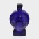 Glass bottle "Skull", 0.77 l, color purple color
