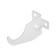 Bracket for a radiator, one -sided, white color 1 pcs