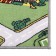 Palace Print Lunapark, 150x200 cm, green color, polyamide