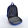 Baby backpack on lightning, blue color