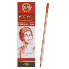 Sepia Koh-I-Noor Gioconda 8802, in a pencil, brown-red, lacquer