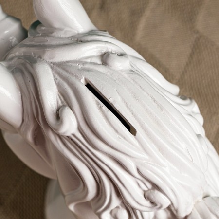 Piggy bank "Unicorn" 24x21cm, white-3