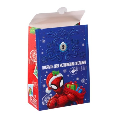 The box is folding, New Year's, "Fairytale Mail", 20 x 28.1 x 10 cm, Spider-Man-1