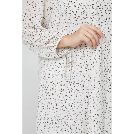Women's dress, size 56, milk color-4
