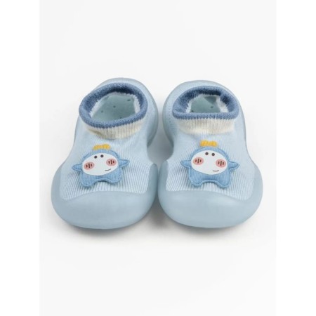 Boots-knees children's first STEP Pure Star with a breathing sole, size 24, color of blue