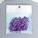 Beads for creativity Plastic "Balls Shadow Violet" set 20 grams d = 1 cm