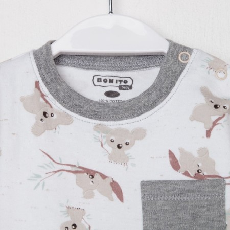Nursery blouse, white color, height 68 cm-1