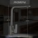 Kitchen mixer Zein Z3762, single -leaf, pour height 34 cm, graphite