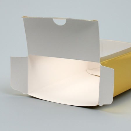 Makarun box, confectionery packaging "Golden", 18 x 10.5 x 5.5 cm-5