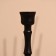 Henry candlestick 26.5 cm, metal