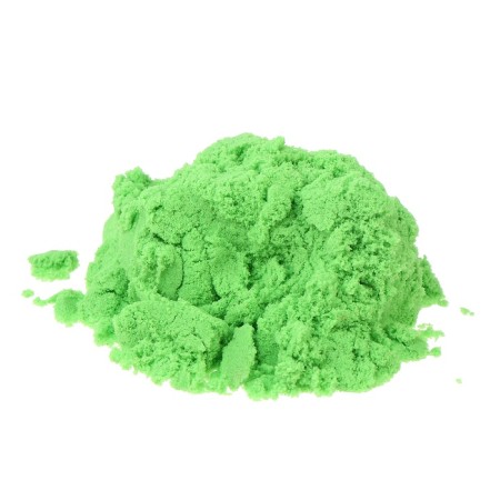 Kinetic sand, 2 molds, 200 gr, green color-2