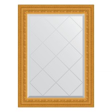 Mirror with engraving in the baguette frame, gold gold 80 mm, 65x87 cm