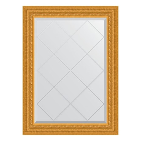 Mirror with engraving in the baguette frame, gold gold 80 mm, 65x87 cm