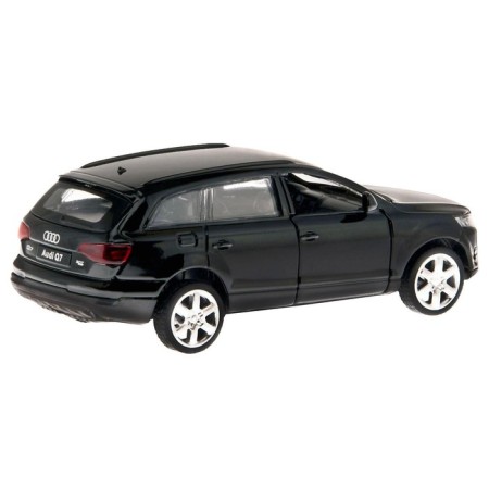 Metal machine Audi Q7 1:43, inertia, doors open, black color-3