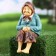 Garden figure "Grandma" 11x13x20cm