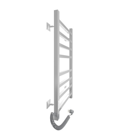 The electric heated towelputor "Sanprise" Contour P8, 400x800 mm, left/right, chrome-7