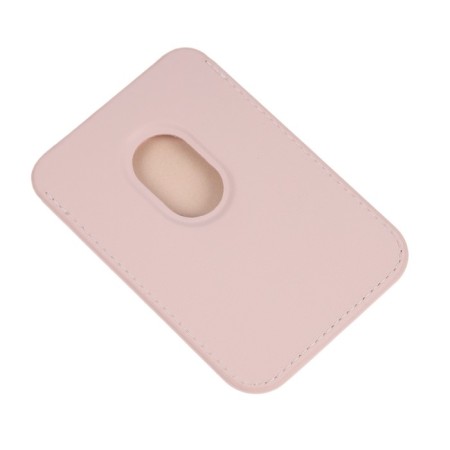 Cartholder for phone, leather, magsafe, pink-2