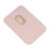 Cartholder for phone, leather, magsafe, pink
