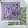 Scrapbooking paper bilateral "eclecticism silver and mehendi" tights 180g 30.5x32cm