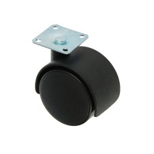 Furniture wheel, d = 50 mm, on the site, without brake