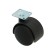 Furniture wheel, d = 50 mm, on the site, without brake
