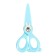 Scissors 11.8 cm plastic handles, rounded ends of the blades, Blue Calligrata Bunny