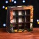New Year. Box for 9 sweets "Mandarins", 13.7 x 13.7 x 3.5 cm, confectionery packaging