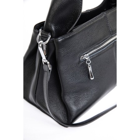 Bag Tout Women, Genuine leather, Ludor Black, 27x14x20 cm-2