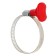 Chervyki clamp with the "lamb" Zein, through the surge, diameter 32-50 mm, galvanized