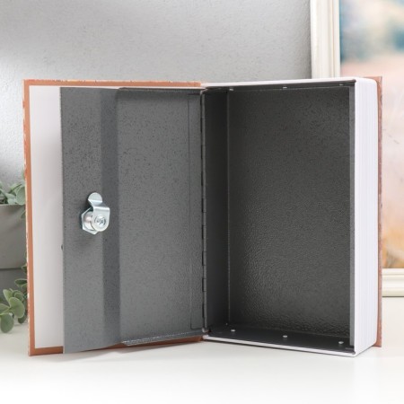 Casket safe Book Plastic, Metal "Pachvorka butterflies" 5.5x15.5x24 cm-2