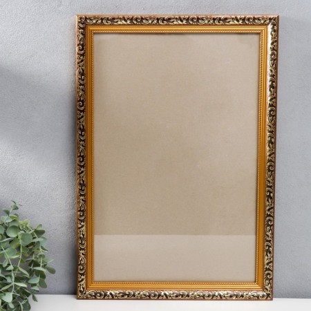 Photo frame plastic 30x45 cm, gold (plastic screen)-4