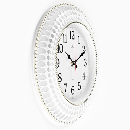 Watching clock, interior "classics", silent, D-40 cm, white-2