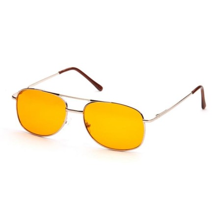 Antifara glasses, gold / equipment: cover and napkin
