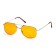 Antifara glasses, gold / equipment: cover and napkin